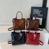 Bolso Pequeño Vintage para Mujer, Bolso Cruzado Casual Versátil Nuevo 2026, Bolso de Hombro de Moda, Elegante Bolso Cubo