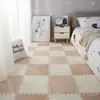 Alfombra de Piso para Dormitorio Estilo Ins Alfombra Patchwork de Cobertura Completa para Habitación de Niña Alfombra de Mesita de Noche Alfombra de Felpa de Área Grande para Sala de Estar
