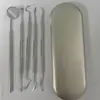 Herramienta Dental de Acero Inoxidable para Cuidado Bucal para Eliminar Manchas, Raspar Sarro, Suciedad, Espejo de Brackets, Limpiador Multifuncional