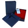 Caixa de Presente Lenço Azul Exquisita Simples Caixa de Embalagem Caixa de Presente de Aniversário Roupas Sapatos Embalados Caixa Vazia