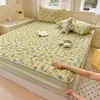 Sábana de cama acolchada, gruesa, estilo hotel con protector de colchón, a prueba de polvo y suciedad, apta para todas las estaciones
