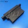 DL3810-24R DIP, P = 3,81 mm preto macho e fêmea: concha fêmea na extremidade do fio