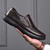 Sapatos de couro transfronteiriços algodão único mesmo estilo casual trabalho leve confortável moda popular sapatos masculinos sapatos masculinos de couro de cano baixo britânicos