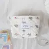 Bolsa de Algodón Acolchada Estilo Coreano Linda para Labiales, Cartera Dulce para Damas, Neceser Portátil, Bolsa de Maquillaje