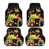 Alfombrillas de Coche de Dibujos Animados Transfronterizas, Universales para Múltiples Modelos de Coche, Decoración de Coche, Terciopelo de Cristal, Antideslizantes, Resistentes a la Suciedad y de Fácil Cuidado
