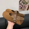 Outono 2026 Novos Sapatos Femininos Estilo Ballet Mary Jane Tamanho Grande Slip-On Rasteirinhas Número do Item