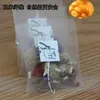 Bolsa de té triangular de fibra de maíz 6.5*8 Bolsa con filtro desechable Bolsa de té transparente Empaque de té pequeño