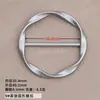 Bufanda de Metal Estilo Coreano con Esquinas Anudadas, Dobladillo de Ropa Incrustado con Perlas y Tachuelas de Diamante, Hebilla Decorativa Fija para Cintura de Camiseta