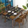 Bandera de Mesa Navideña Estampada Transfronteriza Bandera Larga de Mesa de Gama Alta Americana Impermeable, a Prueba de Aceite y Antiincrustante Bandera de Servilleta de Mesa Dropshipping