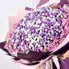 Ramo de estrellas de alta calidad DIY bolsa de material hecho a mano regalo de San Valentín para novio origami de pentagrama de la suerte
