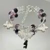 El mismo estilo que en Xiaohongshu: el popular brazalete de mariposa floral, un nuevo accesorio de moda de estilo chino, un adorno para la mano súper etéreo, perfecto como regalo de cumpleaños para una mejor amiga