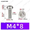 Tornillos Autorroscantes de Cabeza Plana con Rosca Triangular, M2~M6, Estándar Alemán Din7500, Chapado en Zinc Blanco, Tornillos Autorroscantes Pequeños