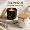 Vela de aromaterapia, cera de soja, taza de cerámica, tapa de madera, juego de caja de regalo de estética de alta gama, regalo de ambiente festivo