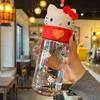 Vaso de agua infantil Hello Kitty Coolomi, verano, lindo, vaso para beber directamente para niñas, estudiantes de primaria, vaso especial para la escuela