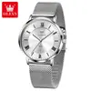 Una generación de relojes de cuarzo para hombre de la marca Oli para comercio exterior transfronterizo, reloj de moda simple, impermeable, ultradelgado.