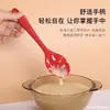 Venta Directa de Fábrica Cuchara de Silicona Tamaño Pequeño Semitransparente Densa Más Herramientas para Alimentos Complementarios Infantiles Mini Cuchara de Sopa Cuchara para Arroz Cuchara de Mesa Ensalada
