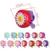 Buzinas Divertidas para Bicicleta Infantil Flor Margarida Anel de Alarme de Segurança para Guidão de Bicicleta Infantil Meninas Bicicleta Multicolorida