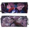 Estuche con Cremallera de Anime Estuche para Lápices Wen Hao Perro Salvaje Hermosa Chica Guerrero Dragon Ball Hombre Motosierra JOJO Qi