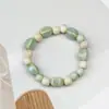 Pulsera de Cerámica Transformada en Horno de Jingdezhen con Cuentas Irregulares en Forma de Frijol, Nueva Pulsera Estilo Retro Nacional Chino, Lote Mixto Multicolor