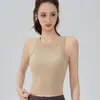 Sujetador deportivo de alto soporte con copa fija, a prueba de impactos, para yoga, con almohadillas en el pecho, secado rápido, cuello redondo, para correr, espalda bonita, camiseta deportiva ajustada