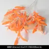 Flores Artificiales en Tema de Color Naranja y Naranja para Decoración de Boda, Arreglos de Pasillo, Arreglos Florales, Flores Falsas y Decoraciones de Piso