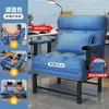 Silla de computadora, plegable para sentarse y acostarse, cama de siesta de oficina, cama de siesta individual, catre de camping portátil, sillón reclinable de doble propósito, sofá cama simple