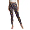 Carnaval de Pantalones de Mujer Transfronterizos Primavera 2026 Máscara Dorada Impresión Digital 3D Pantalones de Yoga Mallas Deportivas