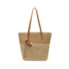 Nova Bolsa de Ombro de Grande Capacidade 2026, Bolsa de Praia Tendência da Primavera, Bolsa de Mão Versátil Fashionável Retrô de Nicho