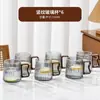 Novo Conjunto de Copos de Chá de Vidro Estilo Chinês para Sala de Estar Doméstica Resistente a Altas Temperaturas Copo de Água Chaleira de Água Copo de Hospitalidade Chaleira de Água Fria de Grande Capacidade
