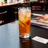 Fábrica de vidro resistente ao calor copo reto copo de água doméstico café da manhã copo de leite copo de suco de restaurante copo de chá multifuncional