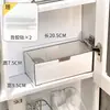 Caja de Almacenamiento de Cosméticos de Escritorio, Gama Alta, a Prueba de Polvo, Lujo Ligero, Gabinete con Espejo Apilable, Organizador de Cajones, Esenciales para el Hogar