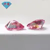 Piedras Preciosas Huagang Moissanita rosa en forma de pera piedra suelta para caras de anillo, moissanita en forma de lágrima piedra principal suelta al por mayor