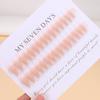 Explosiones de Little Red Riding Book Wear Armor Advanced Sense Nude Cat's Eye Manicura Piezas Pure to Show Pegatinas de Uñas Blancas Removibles 30 Piezas