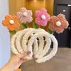 Nova Faixa de Cabelo com Flores da Primavera, Faixa de Cabelo Fofa de Pelúcia para Lavar o Rosto, Faixa de Cabelo de Celebridade da Internet, Faixa de Cabelo Masculina, Scrunchie, Acessório de Cabelo