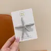 Presilhas de cabelo de alta qualidade, estilo coreano, nicho, para mulheres, doces e de luxo leve, estilosas e versáteis, presilhas laterais sem costura para franja