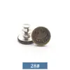 Artefacto ajustador de cintura botón sin clavos 17mm Pantalones de mezclilla cintura Gran Cambio Pequeño desmontable ajustable sin costuras botón de metal