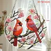 Nuevo Colgante de Pájaro Acrílico Transfronterizo para Decoración de Sala de Estar Interior y Jardín Exterior, Adorno Colgante para Arreglo de Fiesta Navideña