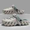 Zapatos de Agujeros de Coco para Hombre, Sandalias de Playa Antideslizantes de Verano con Tacto Suave, Adecuados para Deportes al Aire Libre y Conducir