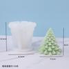 Nuevo Molde de Silicona de Muñeco de Nieve para Árbol de Navidad Molde para Velas de Aromaterapia Adorno de Yeso Molde DIY para Pastel Chocolate Horneado