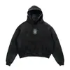 Nova Moda Outono e Inverno Marca Tendência Moletom com Capuz Estampado Manga Longa Conjunto Jaqueta Versátil Casual Masculina Tendência
