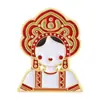 Insignia de Muñeca Matrioska Estilo Ruso, Broche de Personaje de Dibujos Animados Estilo Étnico Retro, Accesorio de Moda Tendencia, Pin Personalizado