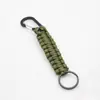 Llavero de Supervivencia al Aire Libre Llavero Trenzado de Paracord Anillo Llavero Colgante de Paracord Llavero de Paracord