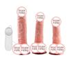Amazon pene artificial eléctrico dildo masturbación femenina dispositivo vibrador juguetes sexuales para adultos tamaño grande, mediano y pequeño