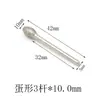 Herramientas de tallado de ágata para pulir, Cabezales de rectificado de diamante para tallado de jade, Agujas de rectificado de jade, Forma de huevo, Forma ovalada
