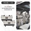 Respaldo de Asiento de Coche Multifuncional Caja de Almacenamiento de Piel de Cordero Estante de Almacenamiento Portavasos de Coche Caja de Almacenamiento para Fila Trasera de Asiento