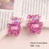 Accesorios de Resina DIY de Dibujos Animados Joyería Transfronteriza Destello Fino Oso Feliz Accesorios para Pasador de Pelo Hechos a Mano Accesorios para Funda de Teléfono Móvil Hebilla de Zapato