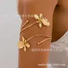 1 Peça de Exquisite e Elegante Pulseira de Braço Esmaltada com Flor para Mulheres, Adequada para Uso Diário e Festas