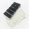 Almohadillas de Silicona para Pies Cuadradas Personalizadas Autoadhesivas Antideslizantes Junta de Silicona Caucho Negro Malla Transparente Absorbente de Impactos Espuma Eva