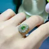 Suministro en Vivo de Joyería Anillo Shaffrey Natural de Plata 925 A Través de Pruebas Venta al por Mayor Transfronteriza