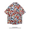 Camisa de hombre de estilo nuevo, popular y juvenil, de moda de verano, estilo diario, estilo artístico, combinable con todo, moderna, sencilla, de media manga.